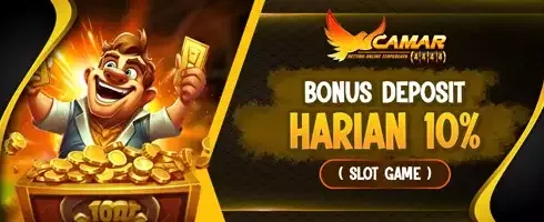 Bonus Deposit Harian 10% Langsung Cair promotion banner
